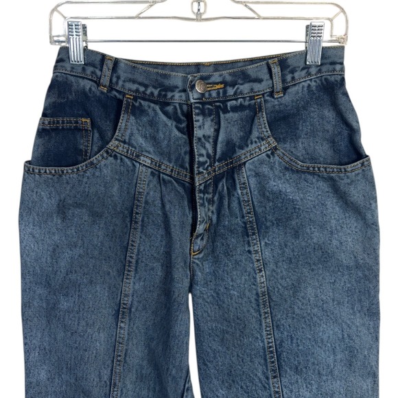 Vtg Ps Gitano Womens Jeans sz 6 High Rise Acid Wash Denim Barrel Tappered 90s - Picture 3 of 6